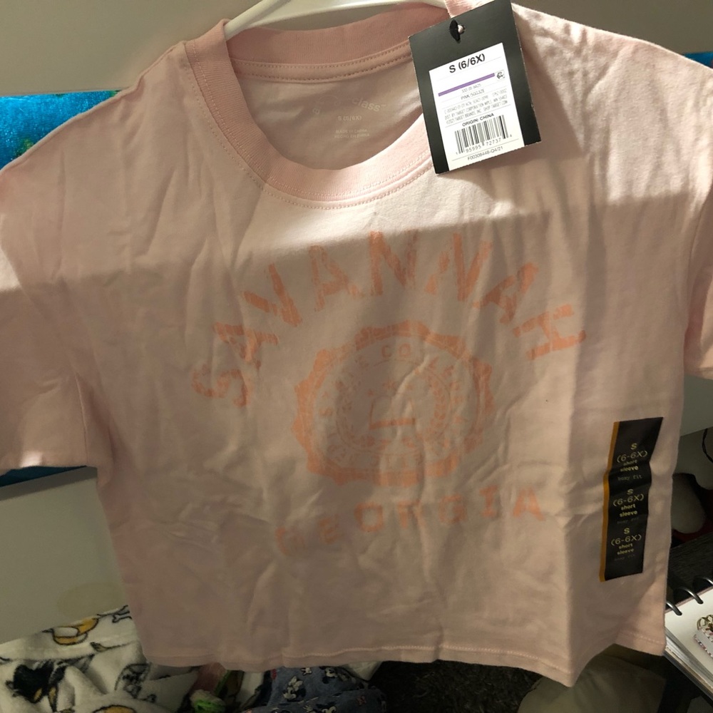 Little girls 6/6x short sleeve shirt